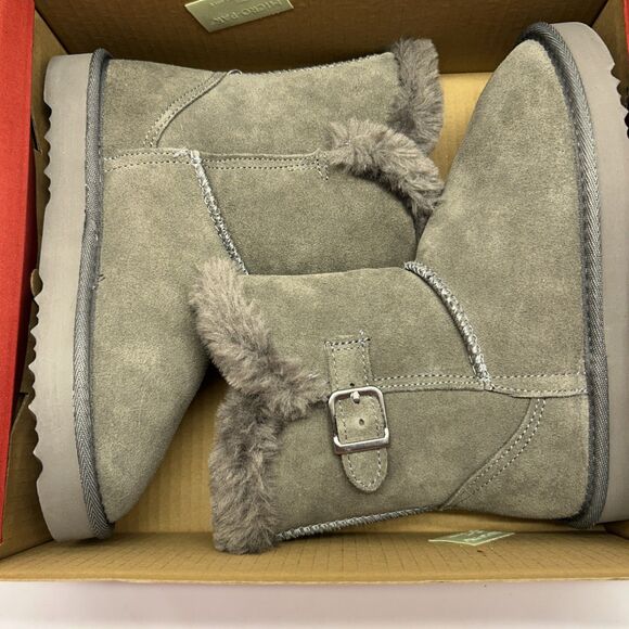 Style & Co Women's Tiny 2 Winter Booties Dark Grey Suede Size 6 M New - Picture 8 of 9